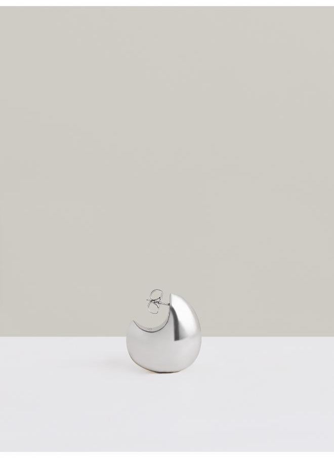 REISS Calla: Curve Scoop Earrings  - Image 2