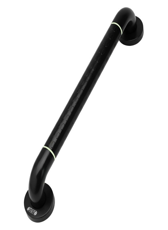 BEAR GRIPS Safegrip ABS Outer + SS304 Inner Grab Bars for Elderly in Bathroom | Safety Handle for Seniors to Hold | Anti Slip Handle for Support in Toilet Hand Railing - 60 cm | Black - Image 1