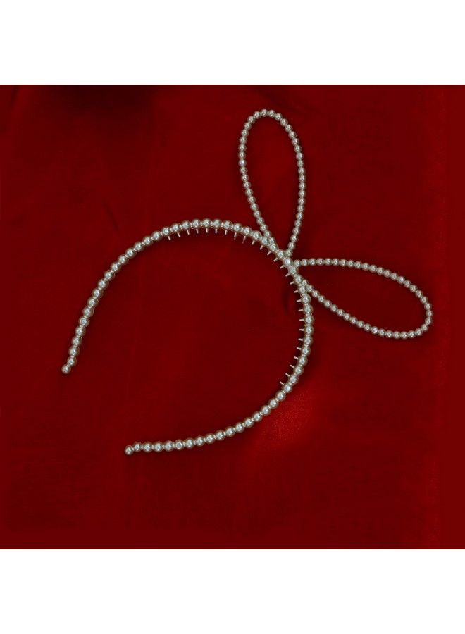 Rapidsflow Combo Of Hair Bands With Pearl And Stone Set Of 2 Pc For Women And Girls - Image 3