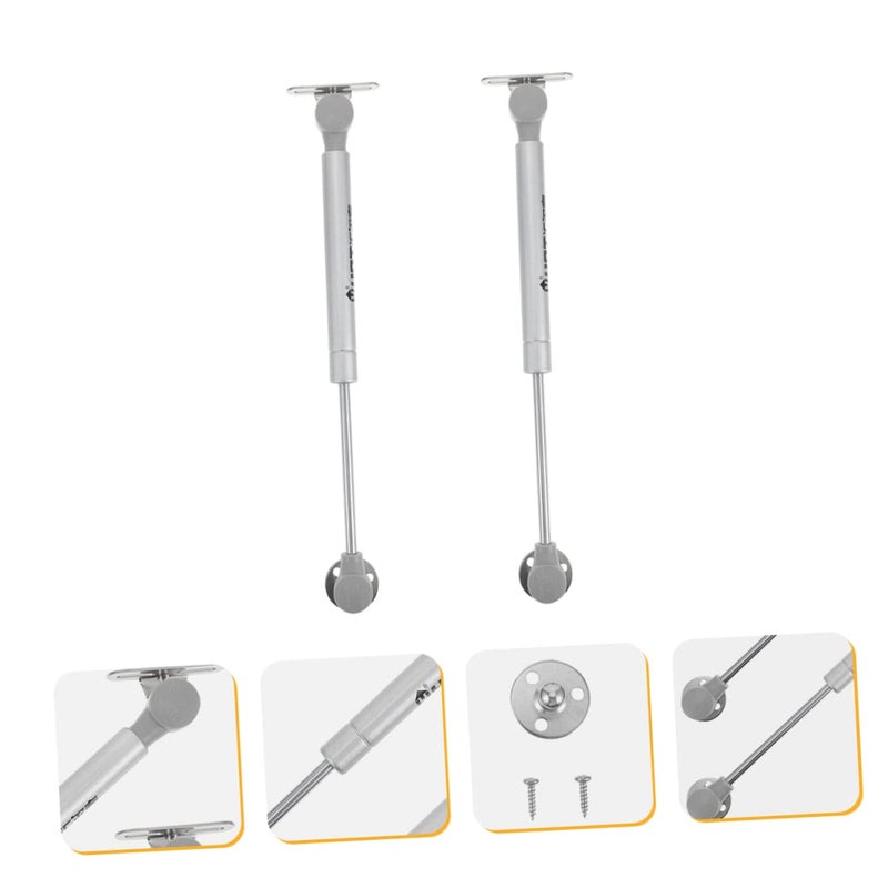 2 Pack 10 Inch Kitchen Cabinet Gas Spring Lift Support Hinges For Lid Close - Image 5