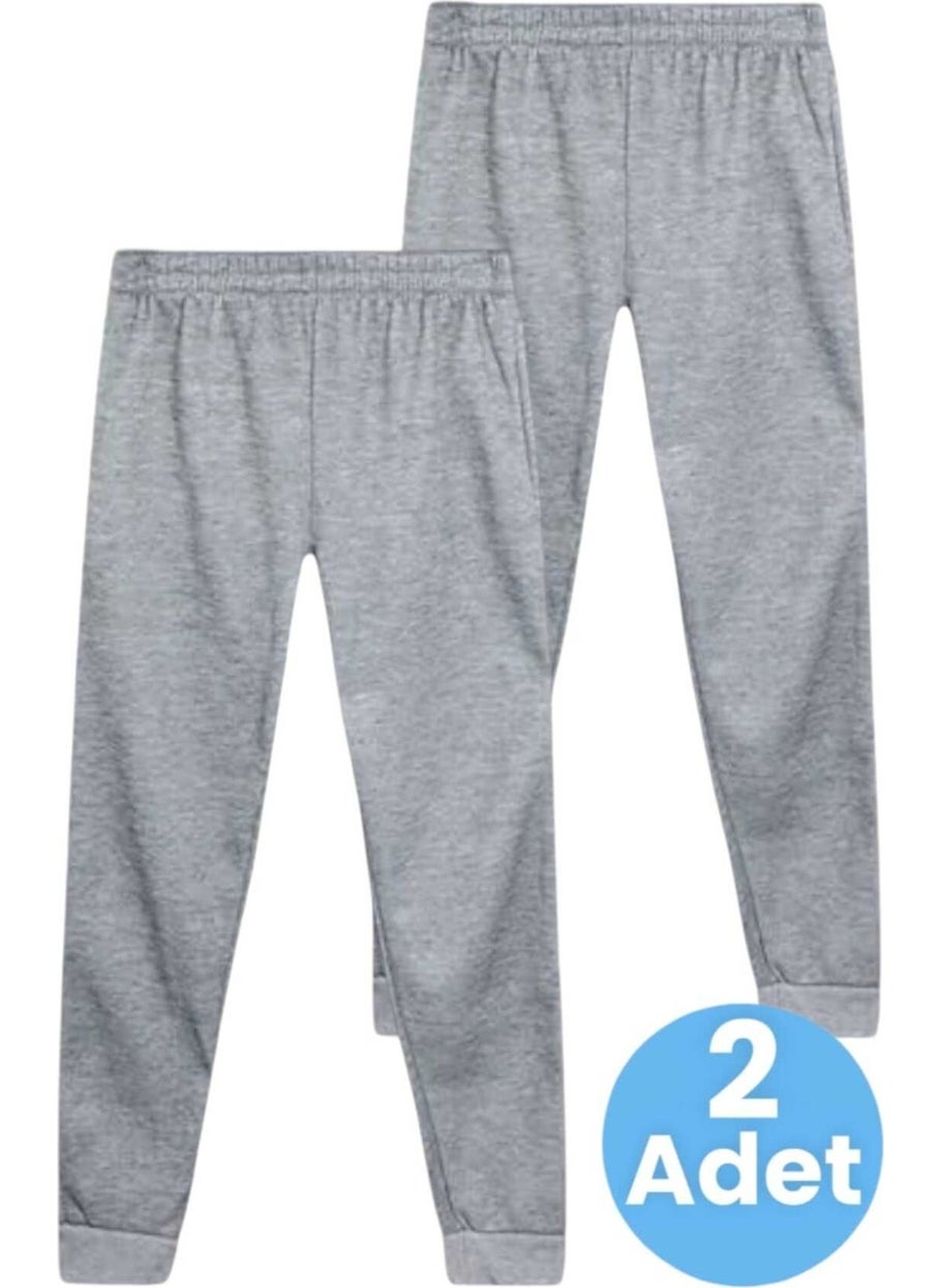 Mood Agenda - Kids Elastic Waist Jogger Sweatpants Set of 2 - Image 1