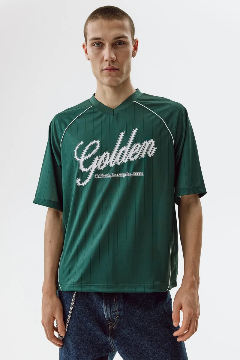 H&M Loose Fit Printed T-shirt