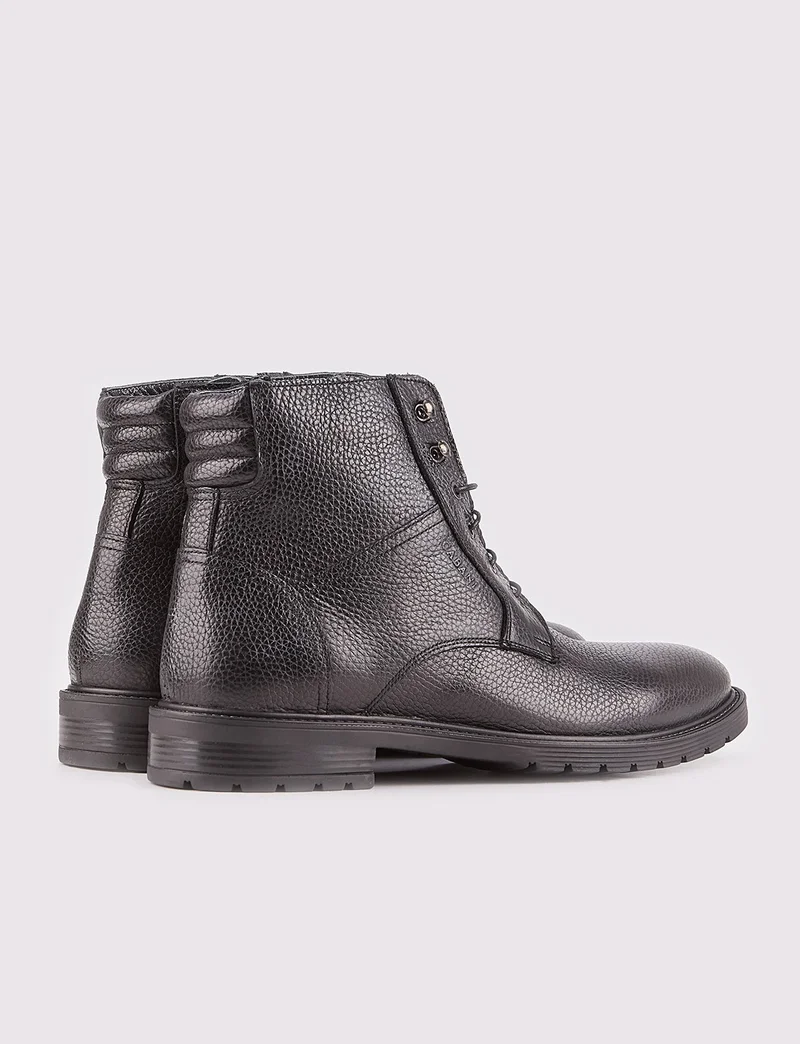 كاباني Men's Lace-Up Casual Boots 230E732 Black