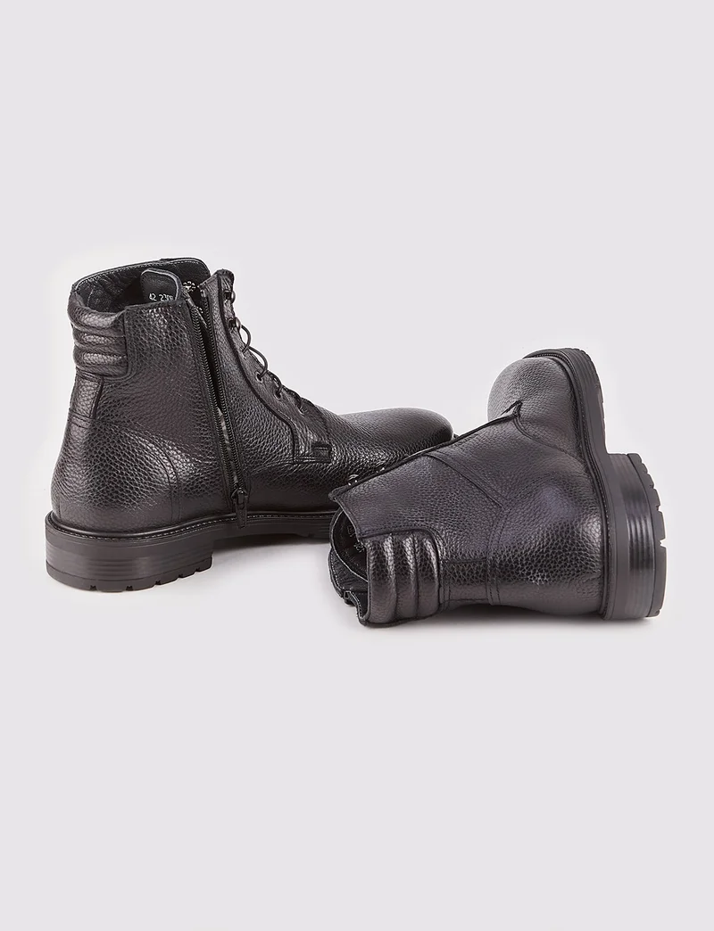 كاباني Men's Lace-Up Casual Boots 230E732 Black