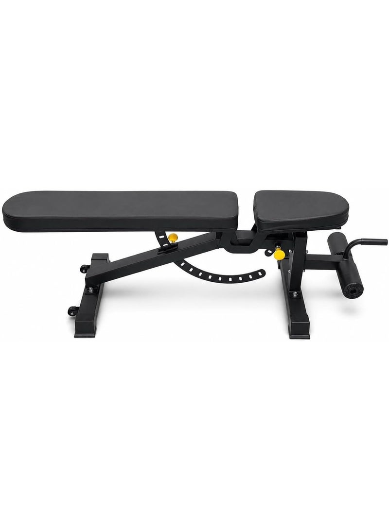 SportQ Multi-Position Adjustable Gym Bench Chest Shoulder Bench Dumbbell Weights Home Gym Chair with Reclining Backrest Leg Stabilization, Load 150kg - Image 3