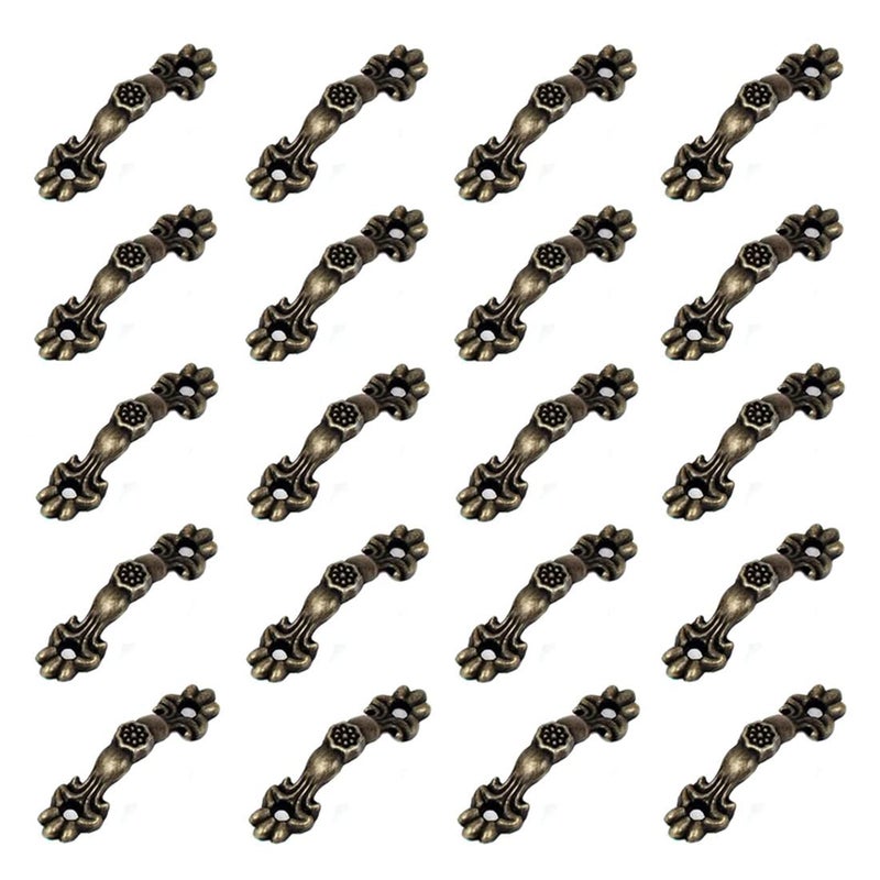 bnafes Jewelry Box Door Arch Shape Pull Handle 30mm Hole Center 20pcs - Image 2