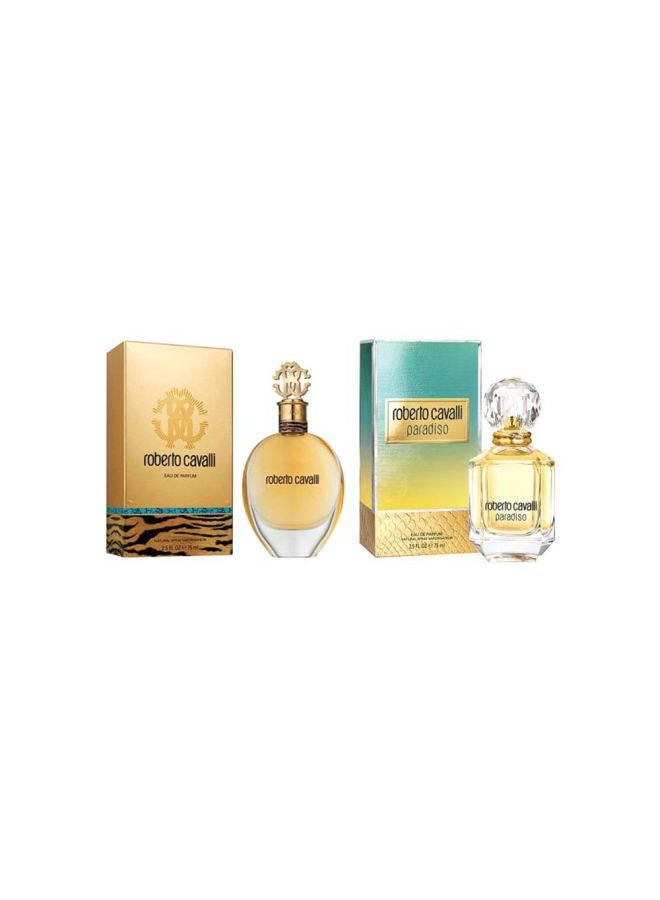 روبرتو كافالي طقم هدايا جديد باراديسو Roberto Cavalli EDP 75 Ml, Paradiso EDP 75ملليلتر - Image 2