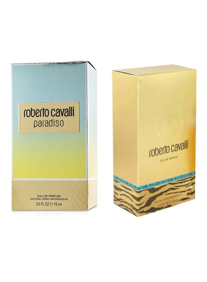روبرتو كافالي طقم هدايا جديد باراديسو Roberto Cavalli EDP 75 Ml, Paradiso EDP 75ملليلتر - Image 3