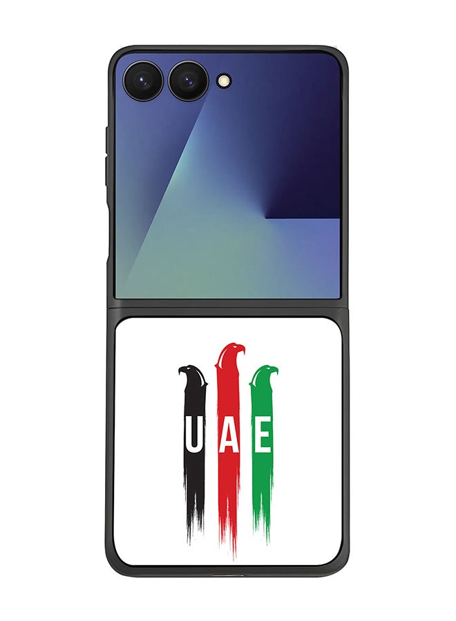 Stylizedd For Samsung Galaxy Z Flip7 Case,Slim fit Camera Protection, Shockproof Thin Phone cover  - UAE Falcons - Image 1