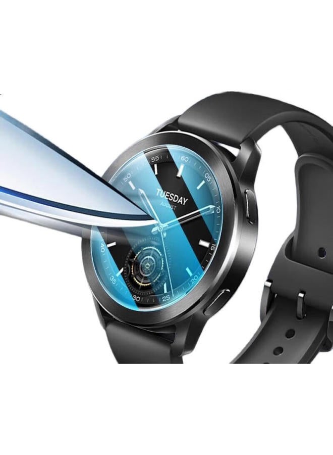 Ten Flashes Shan [3-Pack] Tempered Glass Screen Protector For Xiaomi Watch S3/S4, Compatible With Xiaomi Watch S4/3, Esim Protective Film, Hd Clear, Wear-Resistant, Shatterproof, Anti-Fingerprint Glass Film - Image 1