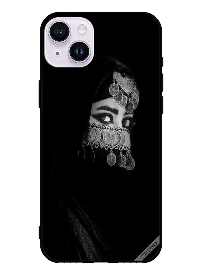 Covernex Protective Case Cover For Apple iPhone 14 Beautiful Eyes Girl Having Face Jewellery - Image 1