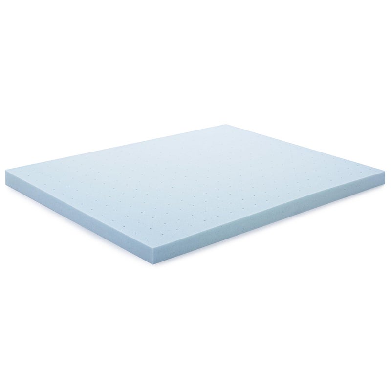 Lucid 4 Inch Memory Foam Mattress Topper, Queen Size â€“ Cooling Gel Bed Topper â€“ Preassure-Relieving Ultra Plush Feel â€“ Ventilated Breathable Design â€“ CertiPur Certified - Dorm Room Essentials - Image 4