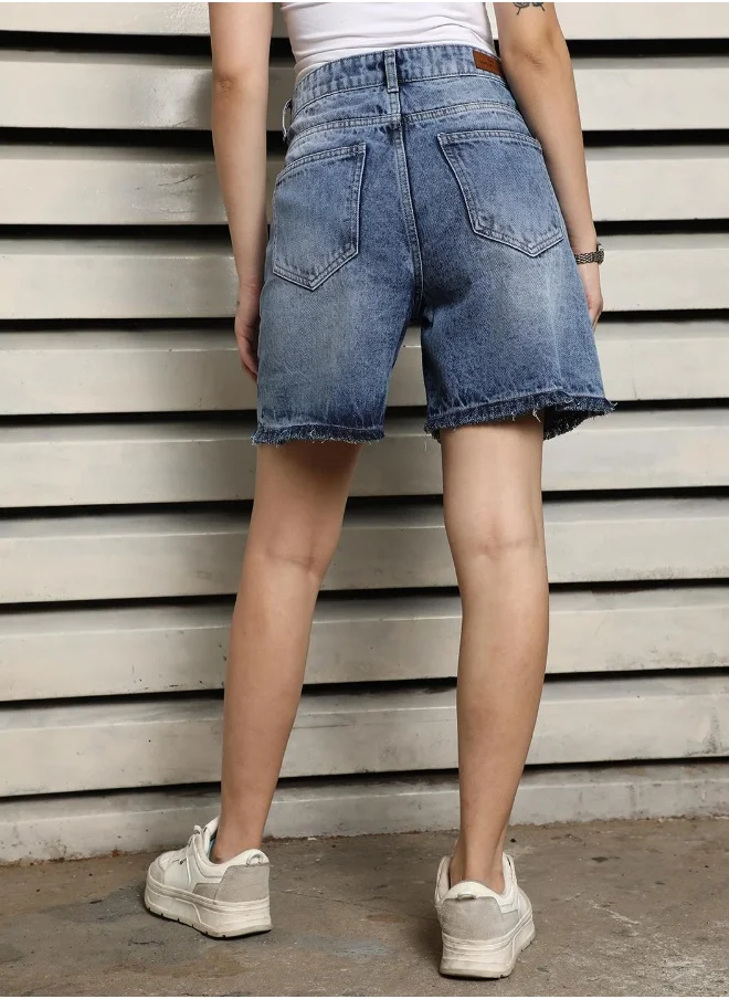 هاي ستار Women indigo 3 Shorts