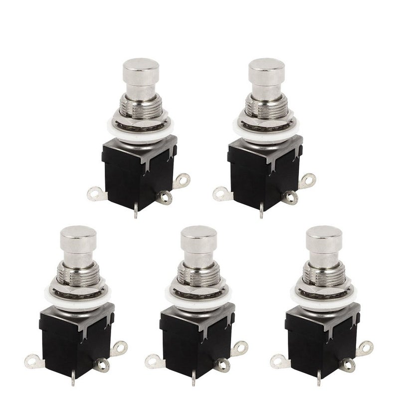 Etopars 6Pins DPDT Latching Stomp Foot Switch Guitar AC 250V/2A 125V/4A - Image 1