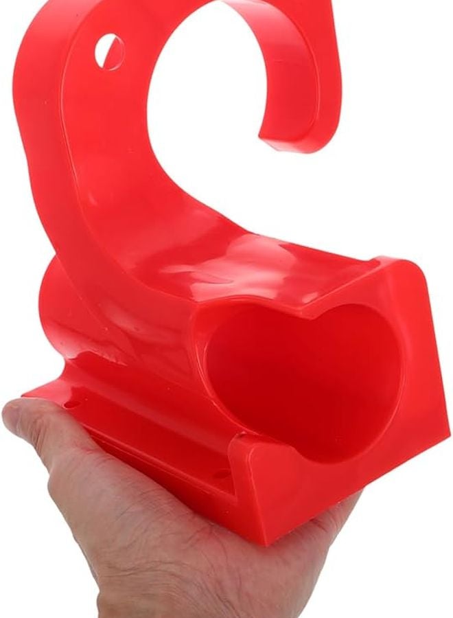 Red Wall Mount Pressure Washer Holder Organizer For Car Detailing Tools Easy Installation - Image 4