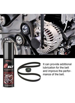 RAYHONG Belt Silencer - Belt Dressing Spray Automotive, Belt Noise Spray, Automotive Belt Dressing Spray, Prolongs Belt Life Engine Belt Silencer, Noise Lubrication Protection Friction Reducer for Car, Truck, 100ml  - Image 2