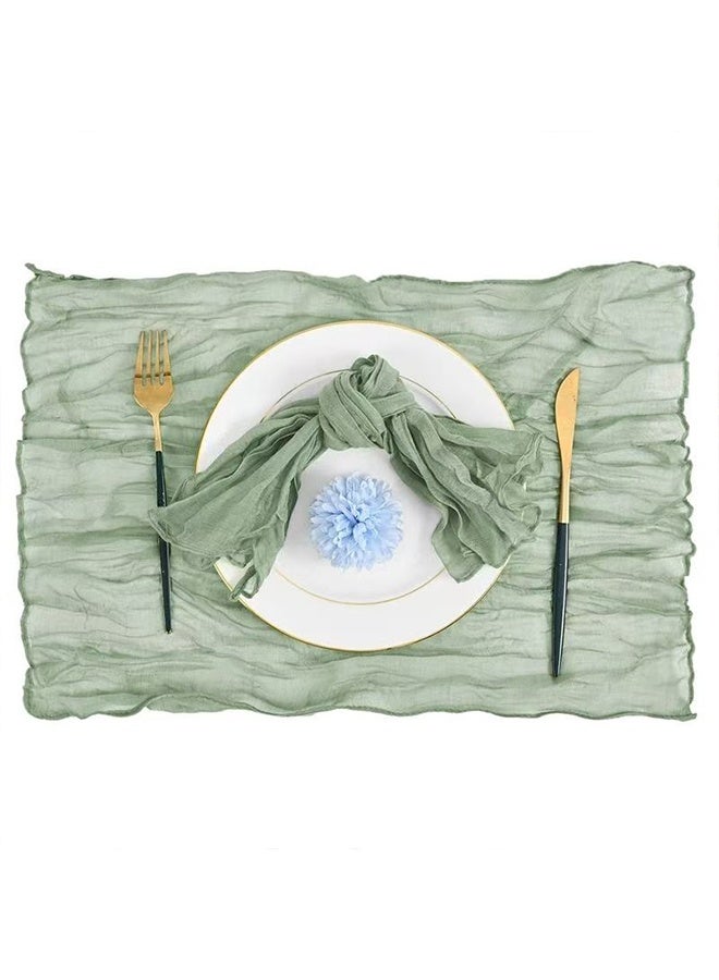 2 Pcs Translucent Napkin Tablecloth for Wedding Reception Bridal Shower Party Decoration Napkin 51CM  - Image 3