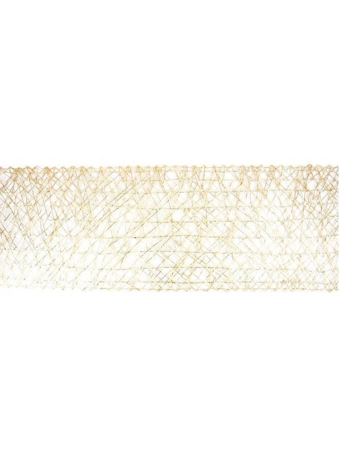 Dii Woven Paper Decorative Metallic Table Runner For Holidays, Parties, And Everyday Décor (14X72") Gold - Image 3
