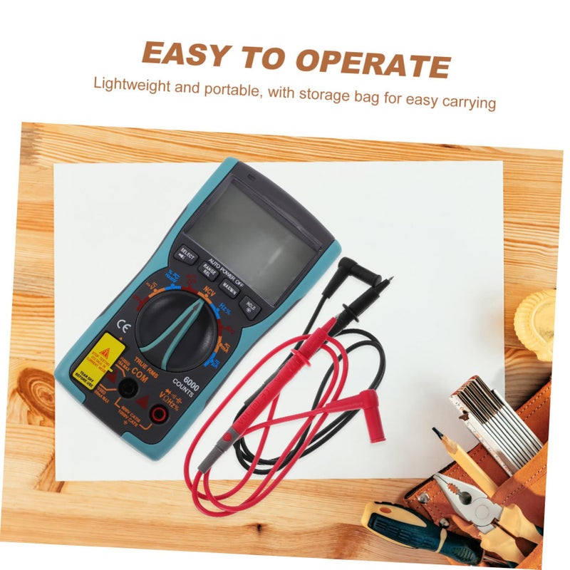 Auto Ranging Digital Multimeter Measures Capacitance Resistance Voltage DC Voltage Handheld Tester with Backlight Display - Image 4