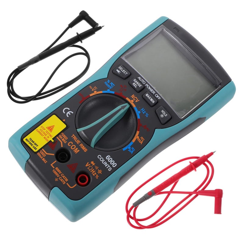 Auto Ranging Digital Multimeter Measures Capacitance Resistance Voltage DC Voltage Handheld Tester with Backlight Display - Image 2
