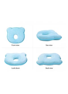 Alissa Newborn Baby Pillow Head Shaping Pillow Prevent Flat Head Memory Foam For Age 0-1 Pink  - Image 2