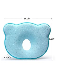 Alissa Newborn Baby Pillow Head Shaping Pillow Prevent Flat Head Memory Foam For Age 0-1 Pink  - Image 4