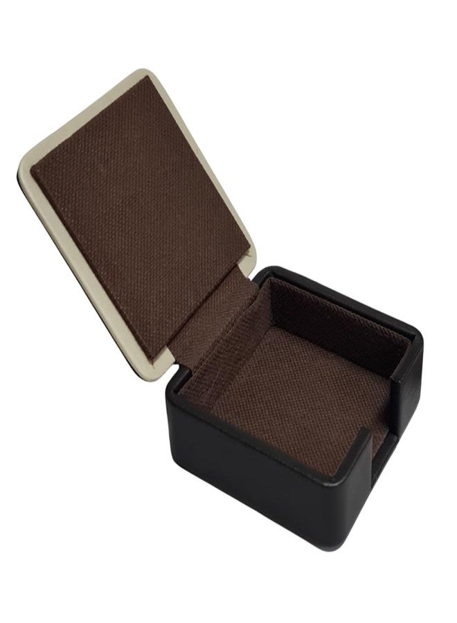 essart Faux Leather Slip Box – Premium Storage & Gifting Case for Accessories, Jewelry, Office & Home Use in Brown Colour - Image 4