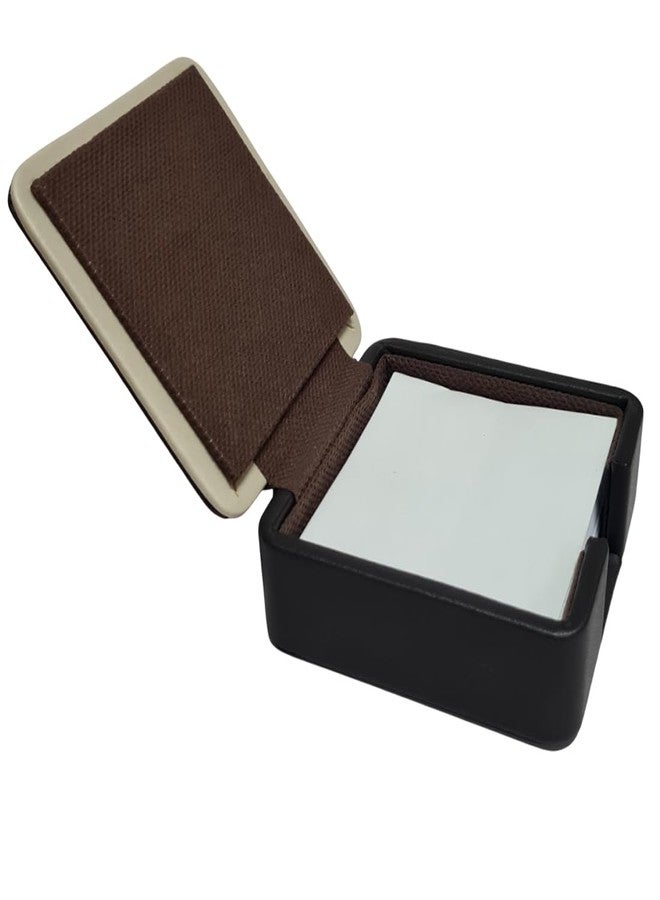 essart Faux Leather Slip Box – Premium Storage & Gifting Case for Accessories, Jewelry, Office & Home Use in Brown Colour - Image 1