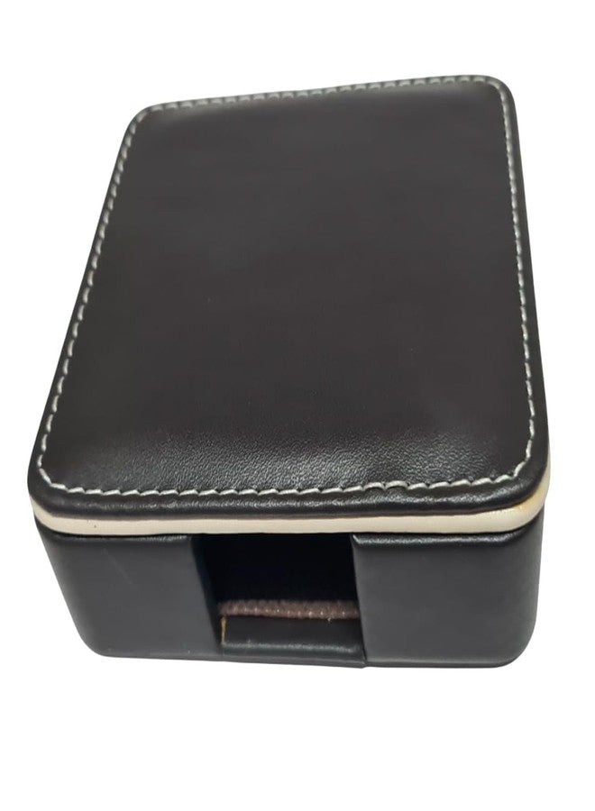 essart Faux Leather Slip Box – Premium Storage & Gifting Case for Accessories, Jewelry, Office & Home Use in Brown Colour - Image 2