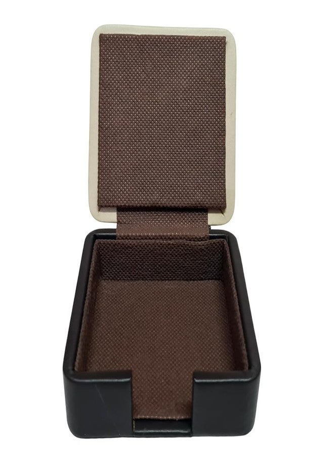 essart Faux Leather Slip Box – Premium Storage & Gifting Case for Accessories, Jewelry, Office & Home Use in Brown Colour - Image 3