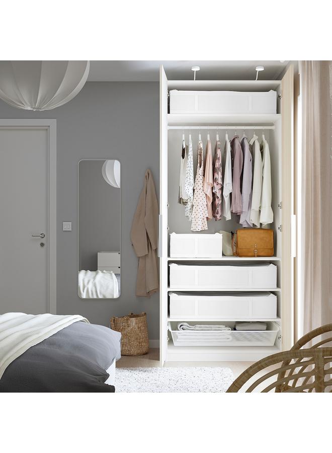 زبون حقيبة تخزين، بيضاء، 90X53X19 سم - Image 3