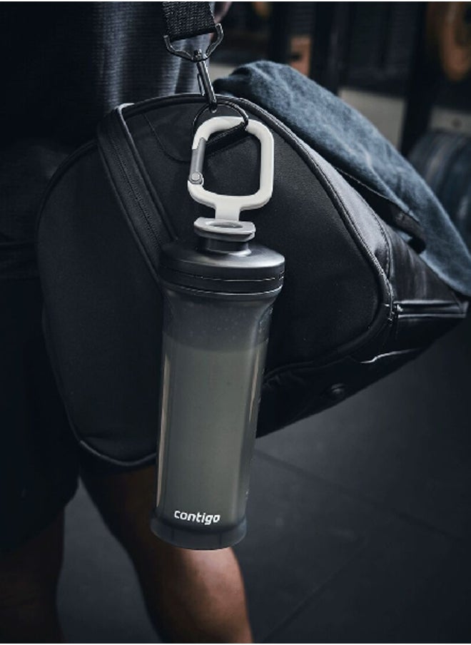 Shake and Go 2.0 BPA-Free Polypropylene Shaker Bottle with Flip-Open Cap Black 820 ml 2195897