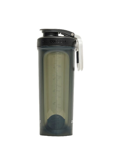 Shake and Go 2.0 BPA-Free Polypropylene Shaker Bottle with Flip-Open Cap Black 820 ml 2195897