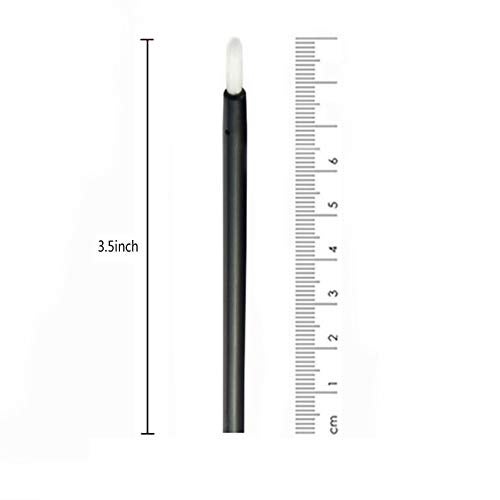 NESA Disposable Makeup Brush Set (Lip and Gloss Brush Wands Lipstick Applicators 50 Pcs) - Black - Image 5