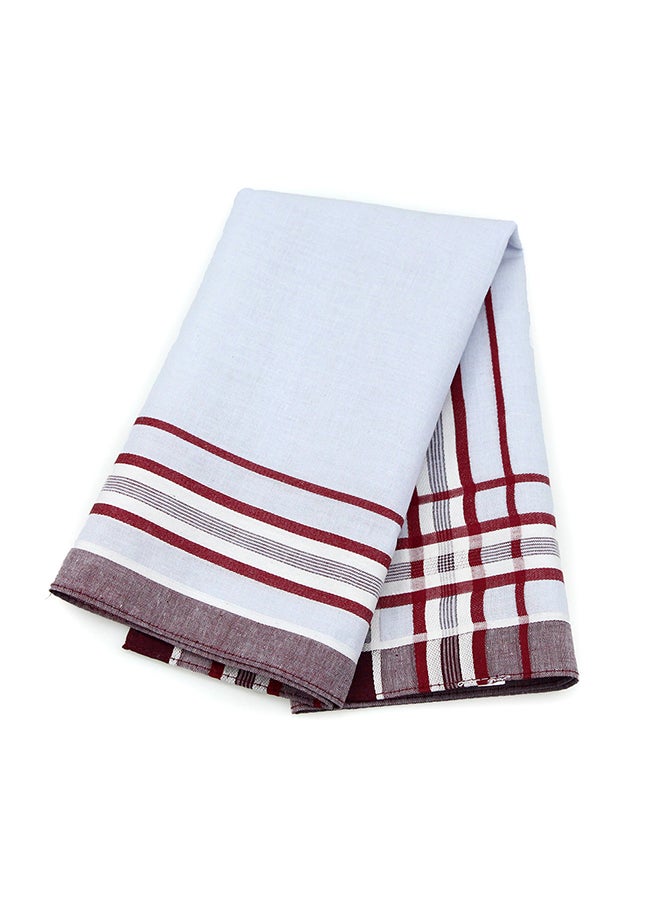 Cotton Square Handkerchief White - Image 1