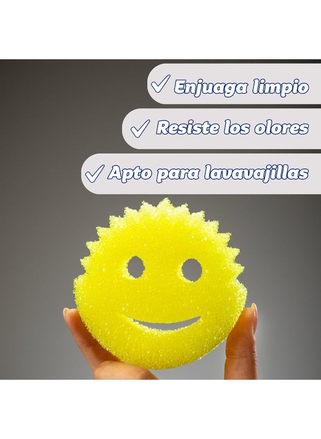 Scrub Daddy - Scrub Daddy Original 4 Pack, Cleaning Sponges for Washing Up, Dish and Kitchen Sponge - Image 1