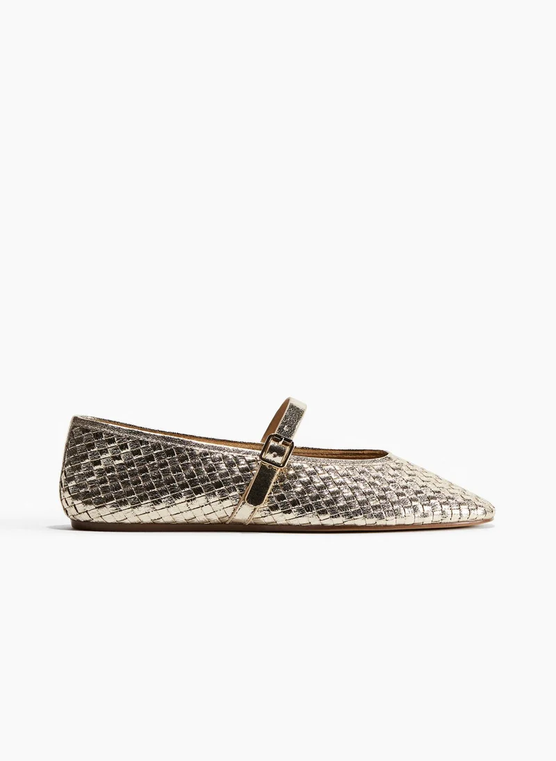 H&M Braided Ballet Pumps