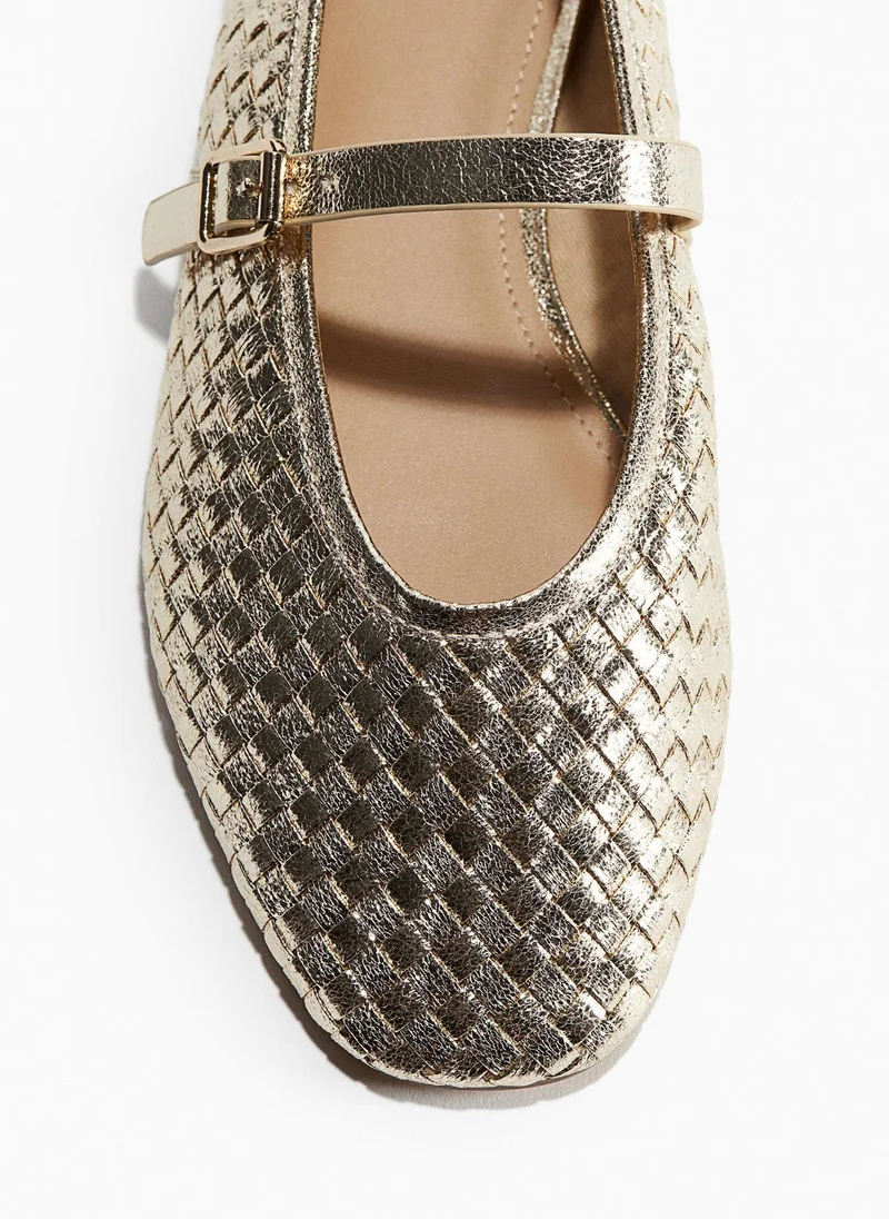 H&M Braided Ballet Pumps