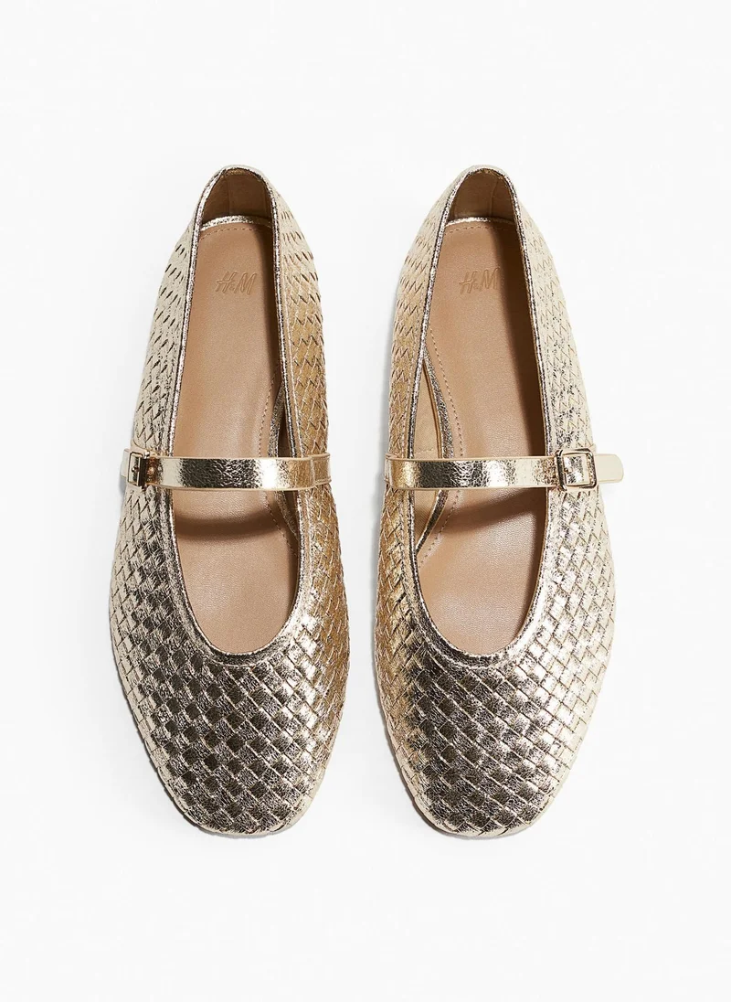 H&M Braided Ballet Pumps