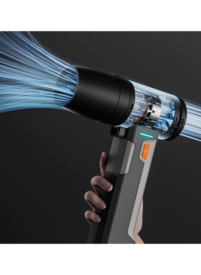 Booster Portable Cordless Electric Air Duster, Rechargeable High-Speed Blower for Cleaning Keyboard, Car, PC & Home Dust Cleaner - Image 4