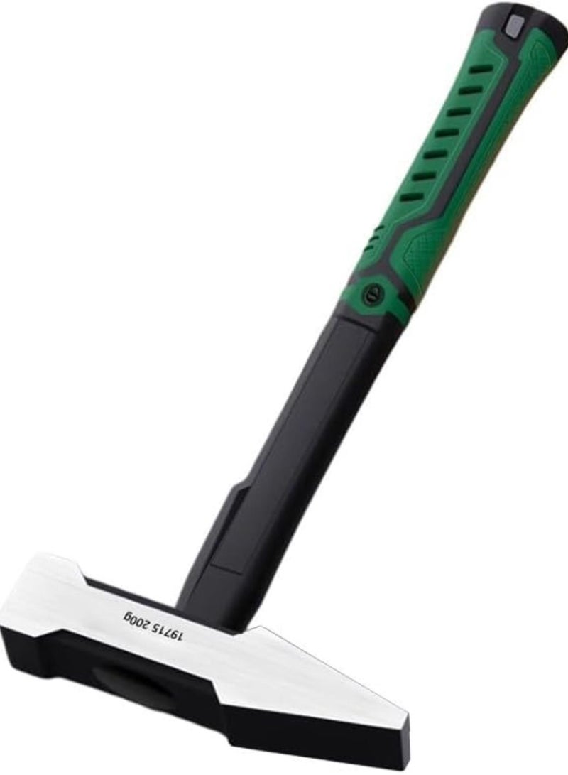 GGOOT 200g/300g/500g Flat Head Hammer Plastic Coated Duckbill Hammer,Hammer Head,Hardware Tools, Building Decoration,Fitter Hammer(200g)  - Image 1