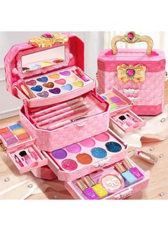 Beauenty Kids Makeup Kit for Girl - Toys for Girls Washable Make Up for Little Girls,Non Toxic Toddlers Cosmetic Kits,Child Play Makeup Toys for Girls, Age 4-12 Year Old Children Gift  - Image 3