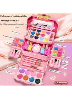 Beauenty Kids Makeup Kit for Girl - Toys for Girls Washable Make Up for Little Girls,Non Toxic Toddlers Cosmetic Kits,Child Play Makeup Toys for Girls, Age 4-12 Year Old Children Gift  - Image 5