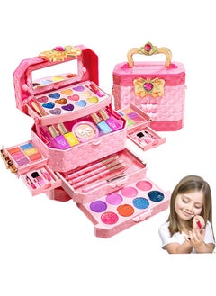 Beauenty Kids Makeup Kit for Girl - Toys for Girls Washable Make Up for Little Girls,Non Toxic Toddlers Cosmetic Kits,Child Play Makeup Toys for Girls, Age 4-12 Year Old Children Gift  - Image 2