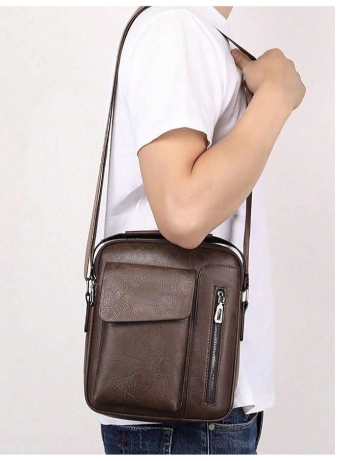 Jeep Buluo A shoulder and Hand Bag for Men Made of High-Quality Leather For Personal Purposes, Travel, Hiking and Sports - Image 3