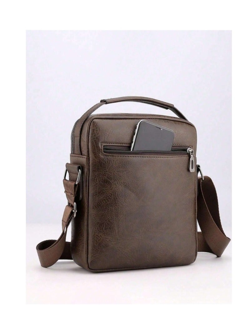 Jeep Buluo A shoulder and Hand Bag for Men Made of High-Quality Leather For Personal Purposes, Travel, Hiking and Sports - Image 4