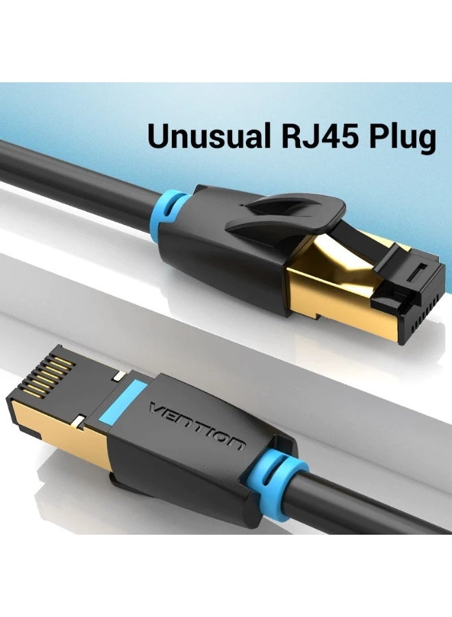 VENTION Cat.8 SSTP Extension Patch Cable 0.5M Black Model # IKHBD - Image 5