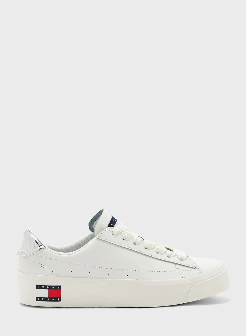 TOMMY JEANS Vulcanized Lace Up Sneakers