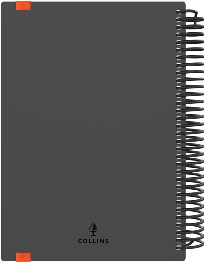 Collins - Delta - 2026 12 Month Calendar Year Planner, Day-To-Page with 1/2 Hourly Appointments Diary, A5 Wiro Bound Cover - Orange (FP51.44-26) - Image 2