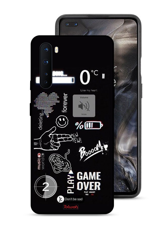 Tolwak OnePlus Nord Protective Case Cover Game Over Pew Pew - Image 1